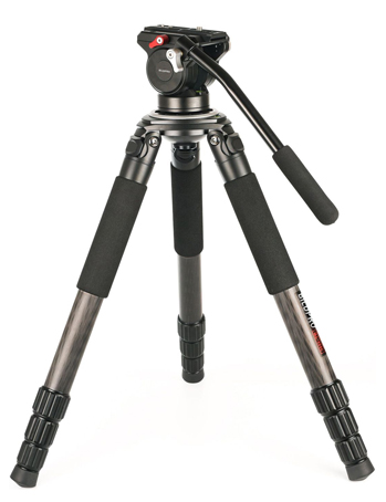 GT-334 Carbon Fiber Tripod with Damping Head